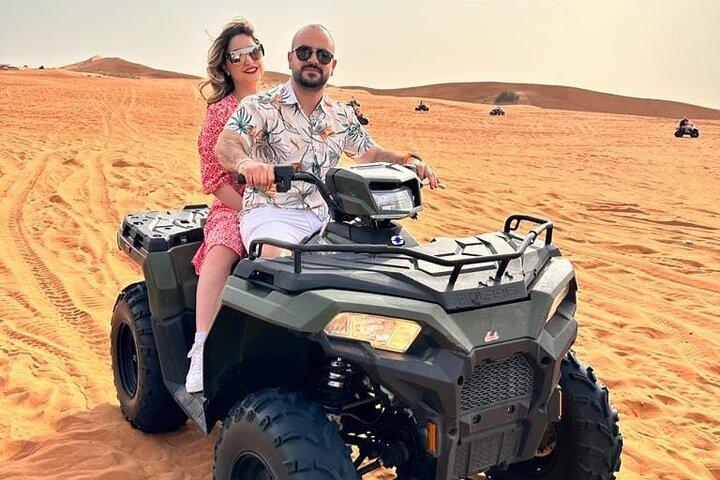 Dubai Desert Safari Sharing with Quad, Shows, Camel and Dinner