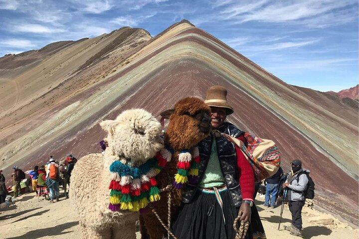 Rainbow Mountain and Red Valley Guided Hike from Cusco