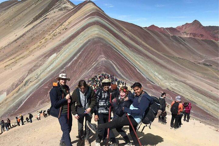 Rainbow Mountain and Red Valley Guided Hike from Cusco