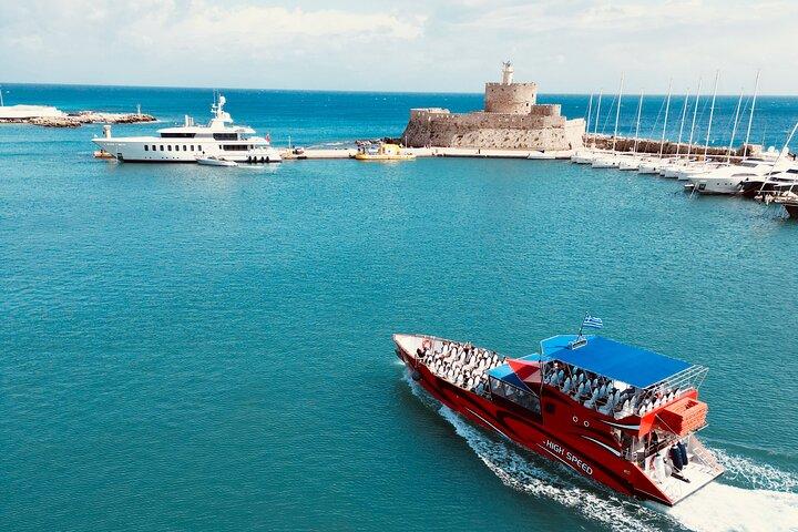 Fast Boat To Symi & St George's Bay Directly from Faliraki Beach