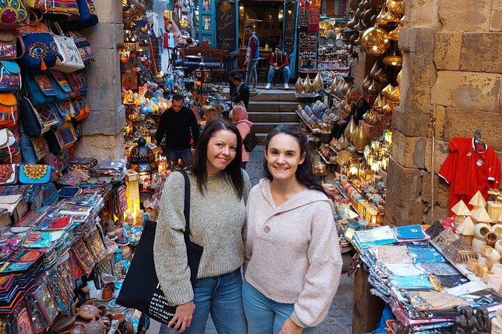 8 Hours Private Giza Pyramids,Sphinx ,Egyptian Museum&Market Tour