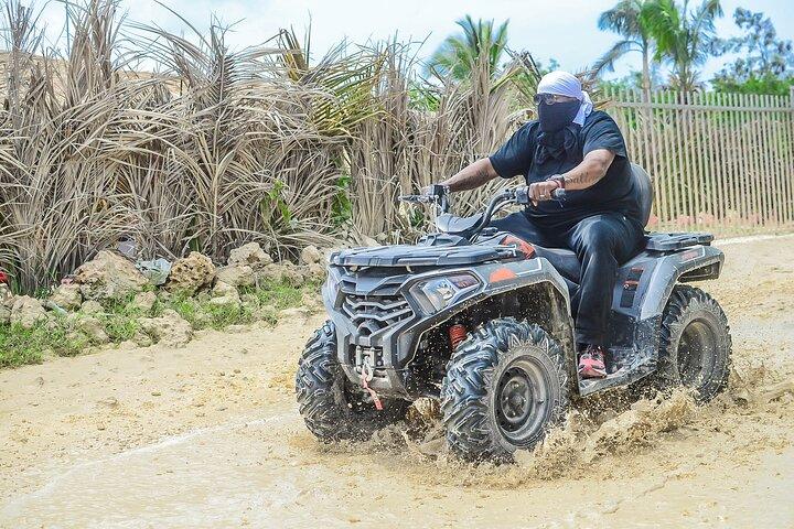 Small group ATV Adventure to Water Cave and Macao Beach