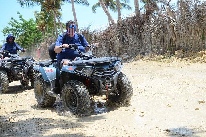 Small group ATV Adventure to Water Cave and Macao Beach