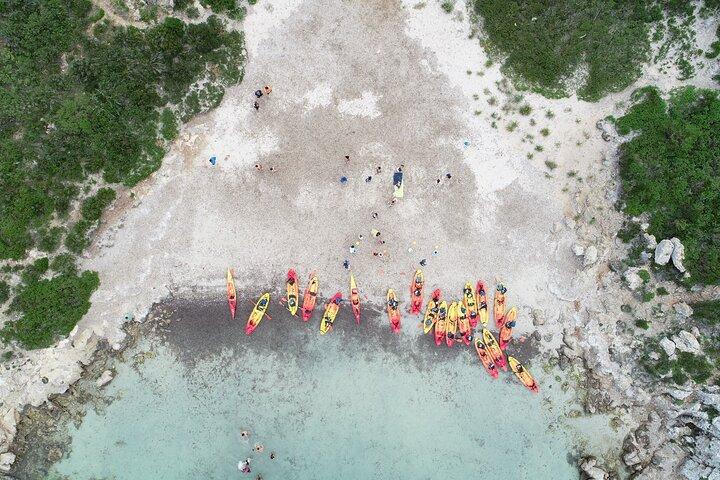 Kayak trip with snorkelling in the Marine Reserve of Menorca