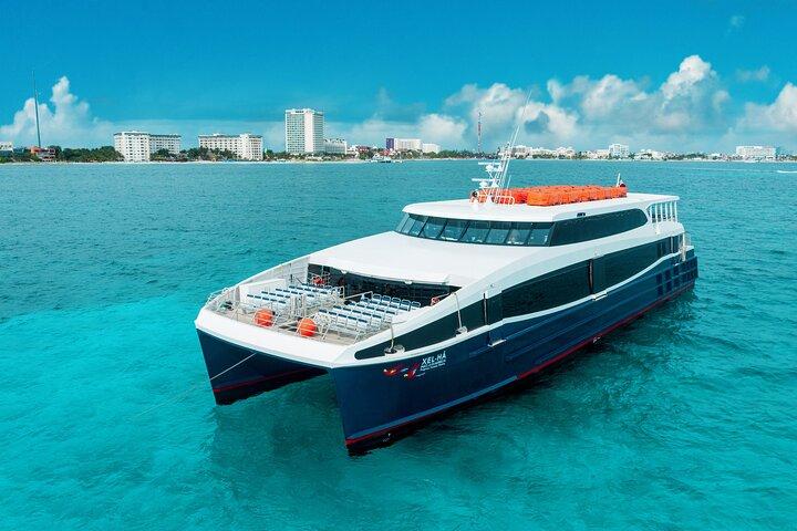 From Cancun to Isla Mujeres Luxury FERRY by Xcaret