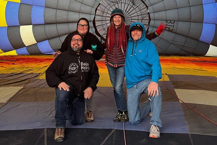 Hot air balloon adventure over Teotihuacan