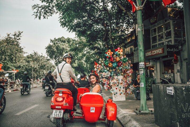 Vespa Sidecar Sightseeing Tour in Hanoi