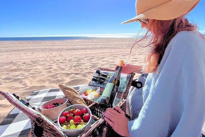 Lisbon Brunch Beach Picnic with Beach Set-up and Transfers