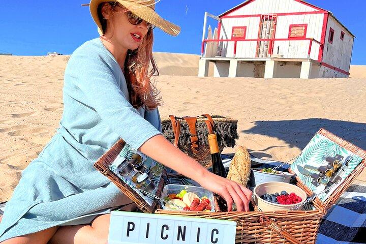 Lisbon Brunch Beach Picnic with Beach Set-up and Transfers