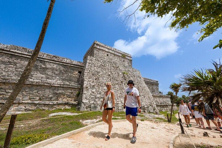Tulum 4x1. Tulum, COBA, cenote and Playa Del Carmen, with lunch.