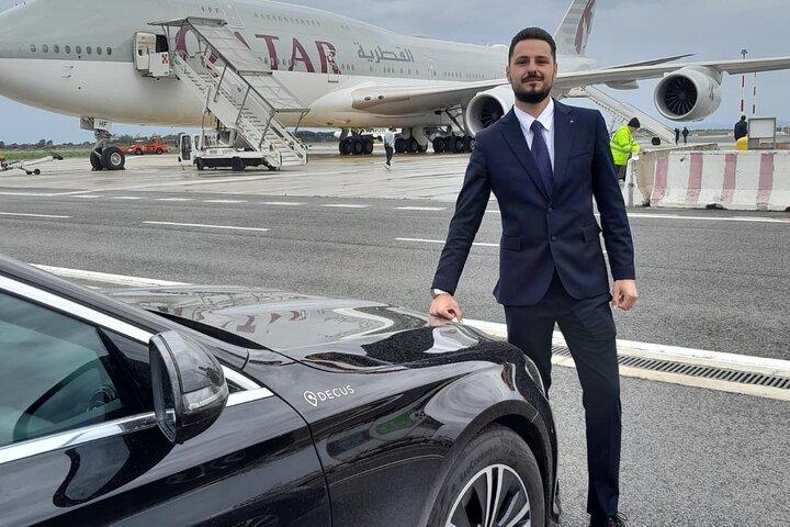 Luxury Private Transfer Fiumicino Airport to Civitavecchia Port