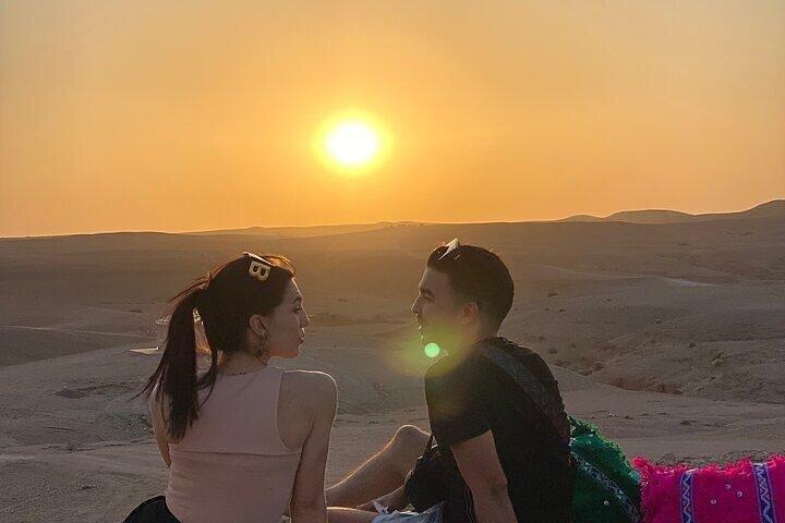 Marrakech Agafay Desert Sunset Dinner Show & Hotel Transfer