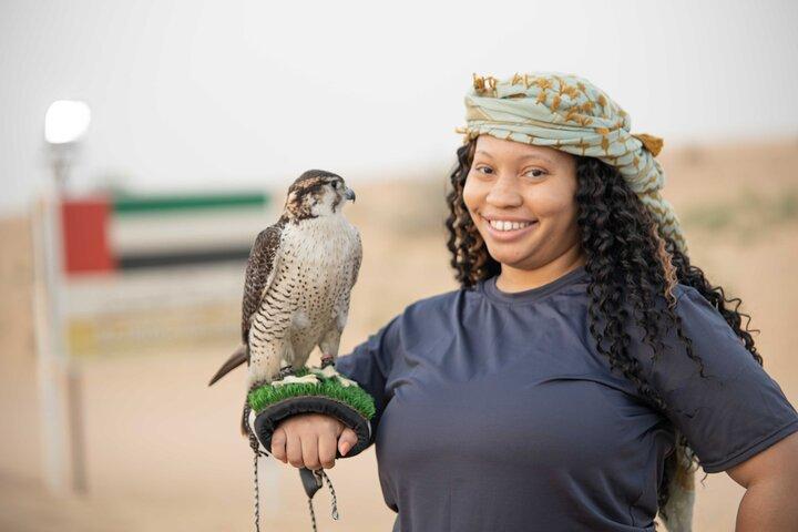 Premium Red Dunes Bashing with Quad Bike, Camel, Falcon &VIP Camp
