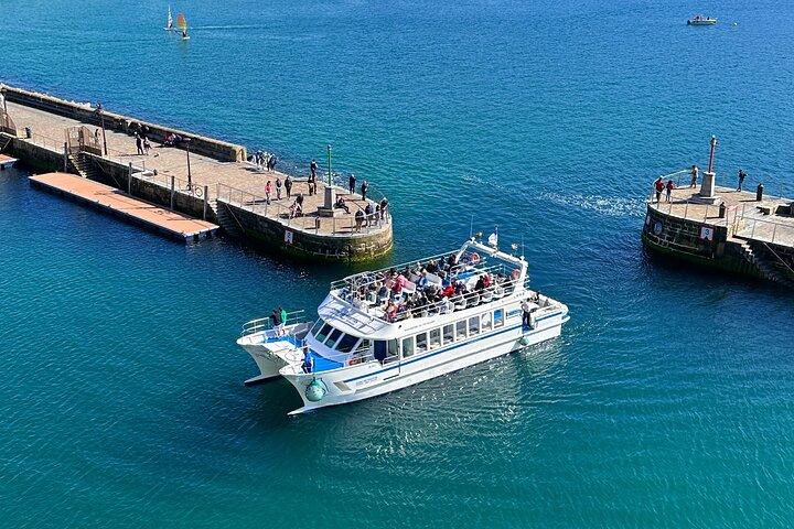 Hybrid Catamaran Ride: La Concha and Costa de San Sebastian