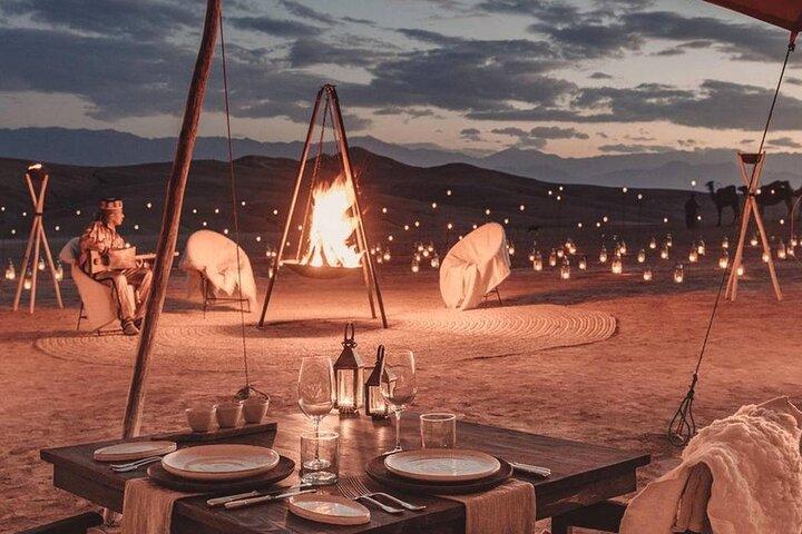 Agafay Desert Quad Bike, Camel Ride & Dinner Show from Marrakech