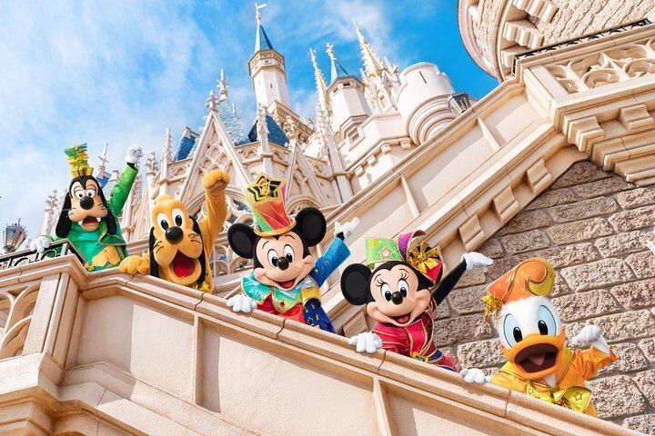 Tokyo Disneyland: 1-Day Ticket & Private Hotel Transfer