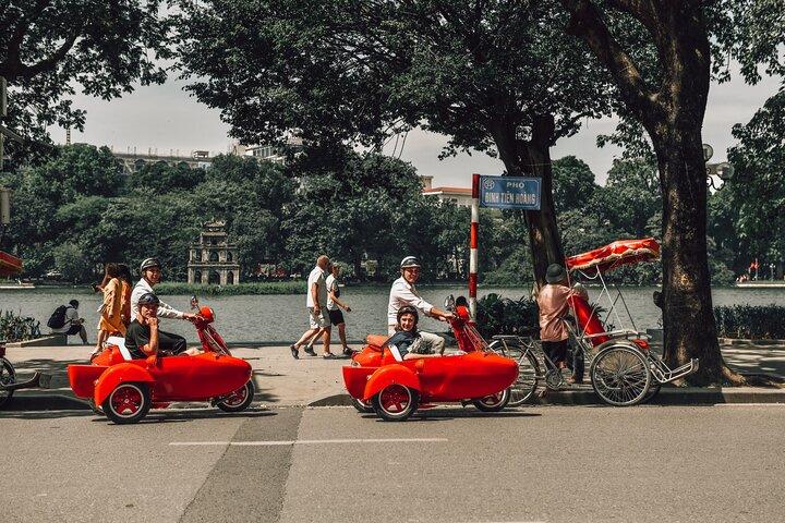 Small Group Vespa Sidecar Tour in Hanoi