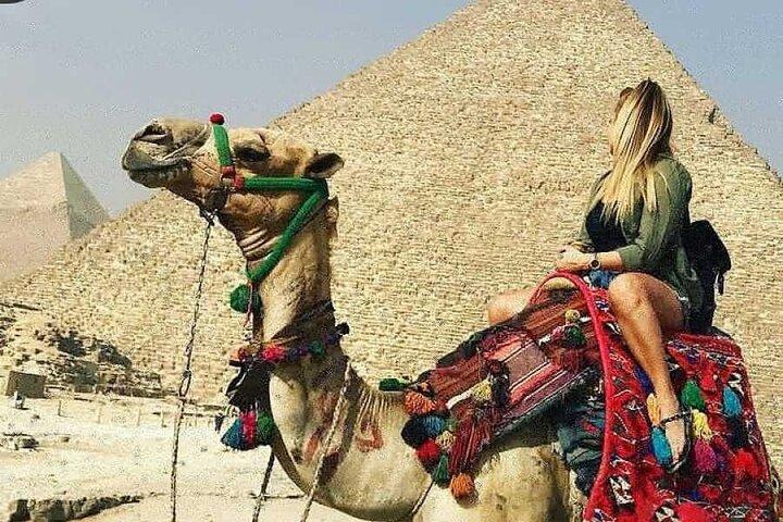 Private Half Day Trip Visit Giza Pyramids &Sphinx with Camel Ride