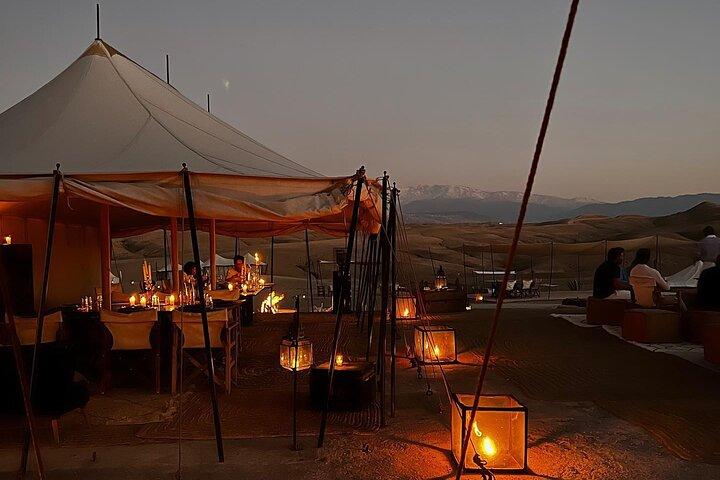 Marrakech: Magical Agafay Dinner, Music & Fire Show