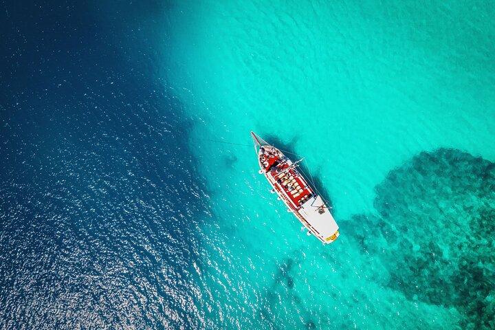 All-Inclusive Blue Lagoon & 3 Island Boat Tour with Food & Drinks