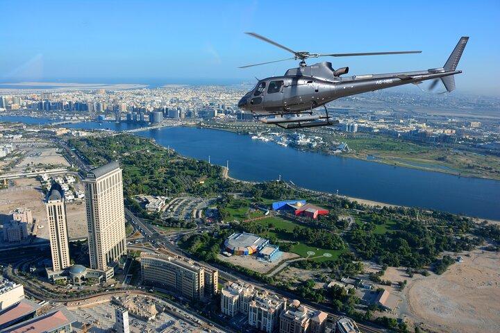 Abu Dhabi Helicopter Ride with optional Private Transfers