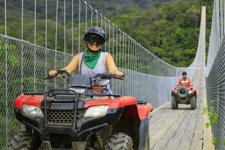 Half Day ATV and RZR Tour to El Jorullo Hanging Bridge