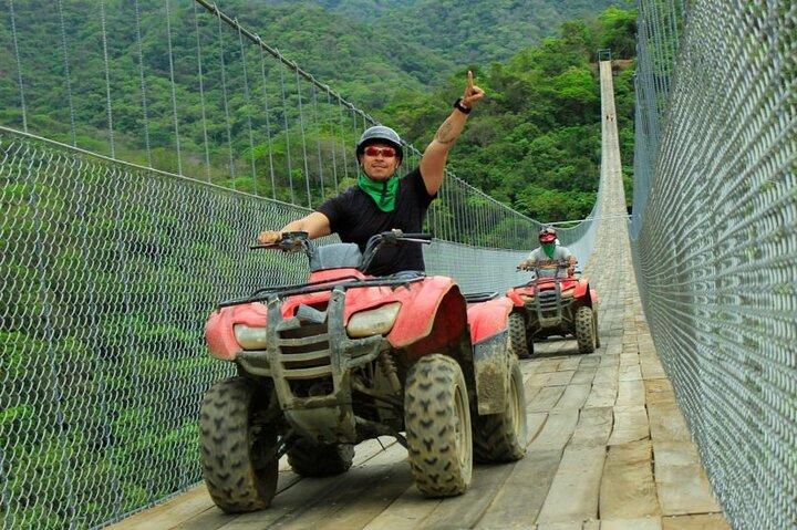 Half Day ATV and RZR Tour to El Jorullo Hanging Bridge