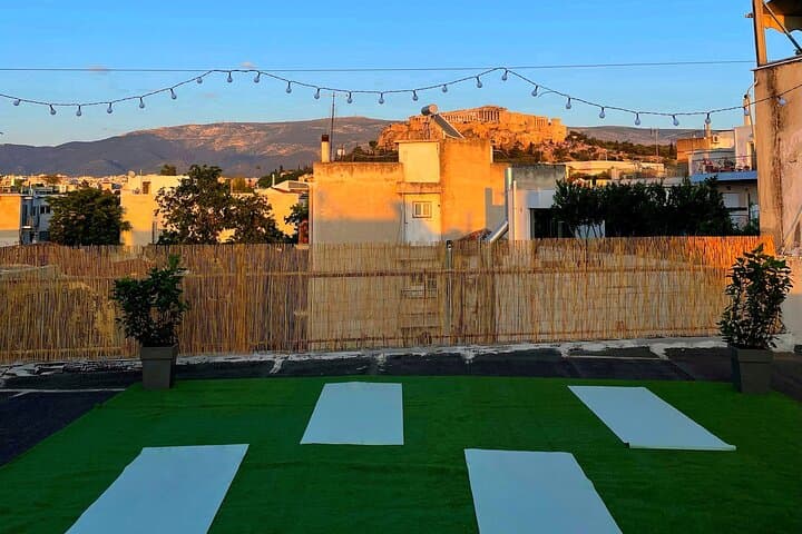 Athens Acropolis View Yoga and Pilates: Morning or Sunset Option