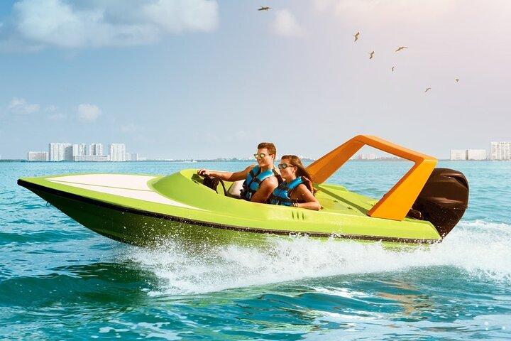 Fast & Fun: Cancun Speedboat Tour at the Lagoon