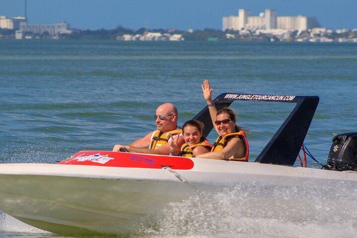 Fast & Fun: Cancun Speedboat Tour at the Lagoon