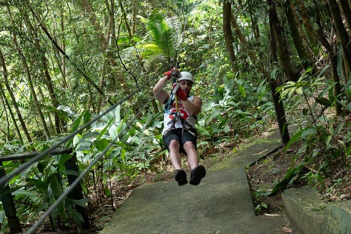 Jeep & Zipline Adventure in St. Lucia