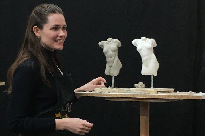 Introduction to Sculpture in Clay Class at The Florence Studio