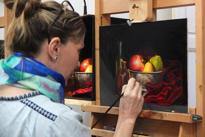 5 Mornings Still Life Painting Guided Workshop in Florence