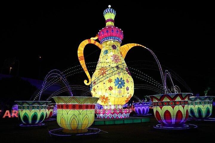 Visit Dubai Garden Glow with Optional Pick up and Drop off