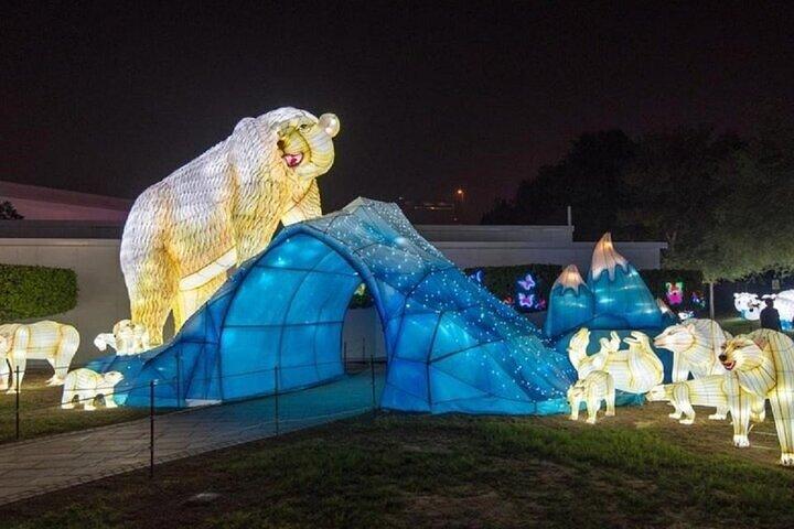 Visit Dubai Garden Glow with Optional Pick up and Drop off