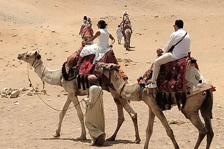 Half day Private Tour Giza pyramids the Sphinx and Camel Ride