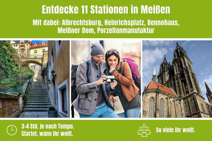 City game scavenger hunt Meissen - independent city tour I discovery tour