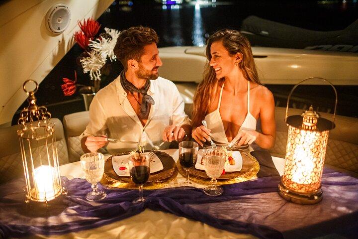 Private Luxury Sunset Dinner Cruise – 51' Leopard Yacht in Cancun