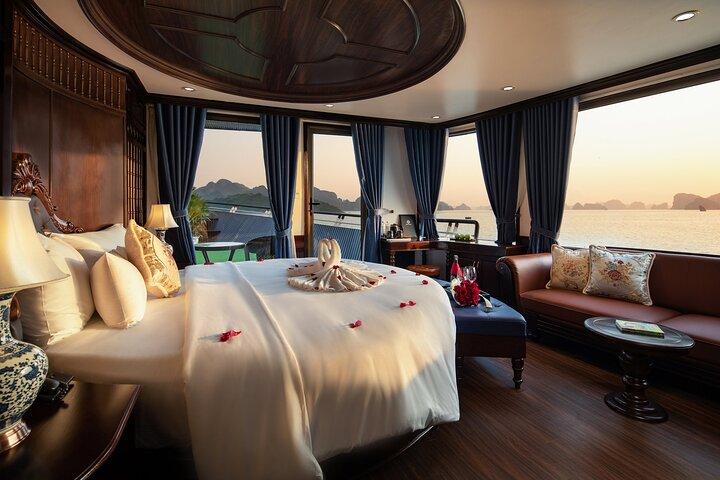 V.I.P Suite Cabin on Luxury 5 Star Cruise in Halong Bay (2D/1N)