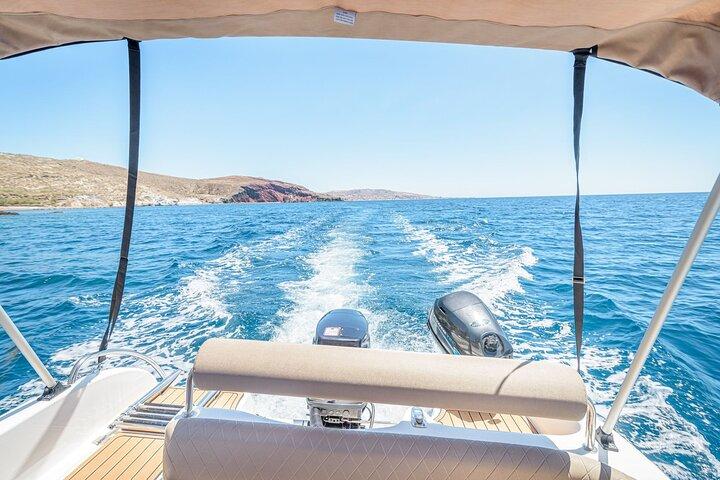 Rent a Boat in Santorini with Free License
