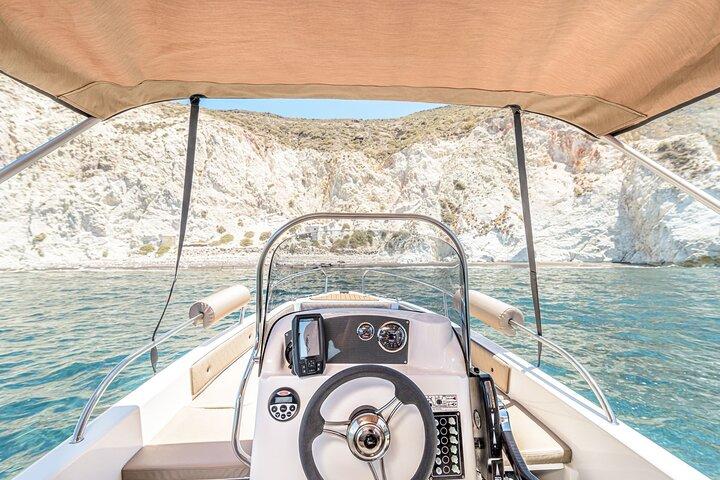 Rent a Boat in Santorini with Free License