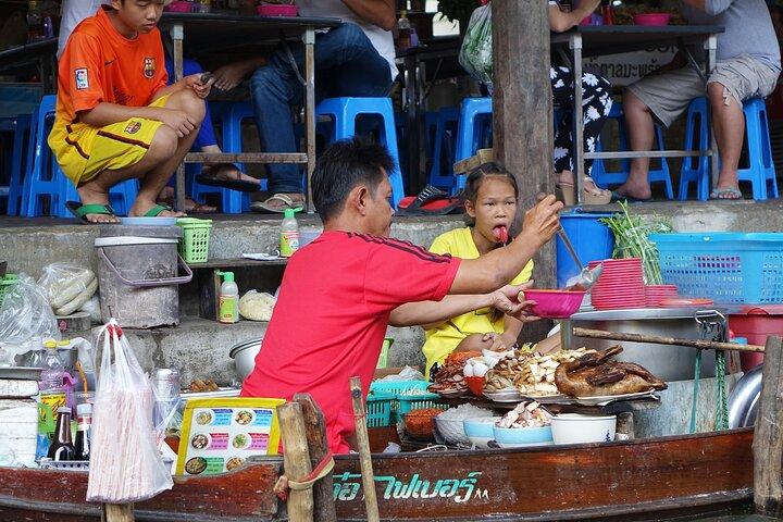 Two-Days Private Damnoen Saduak, Erawan Falls & Ayutthaya