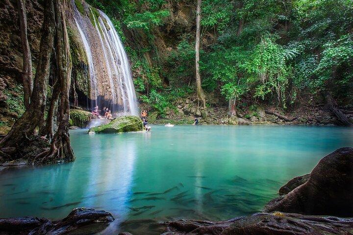 Two-Days Private Damnoen Saduak, Erawan Falls & Ayutthaya