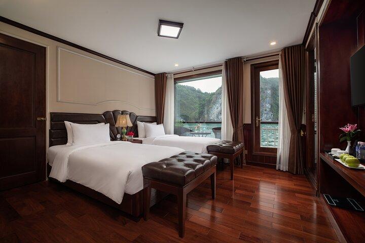 2 Day Halong Bay and Lan Ha Bay Cruise with Balcony