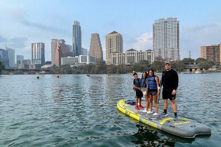 Downtown Austin Giant Paddleboard Sunset Tour with Bats