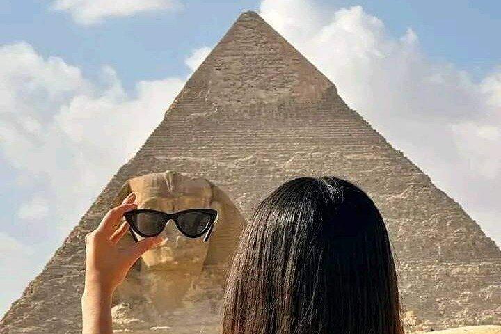 Giza pyramids+Sphinx+The Egyptian Museum