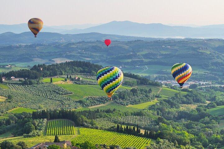 Hot Air Balloon ride in the Chianti Valley Tuscany