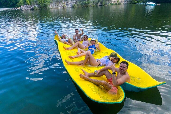 Lake Austin Private Party Boat 2-Hour Swim, BYOB, Lily Pad