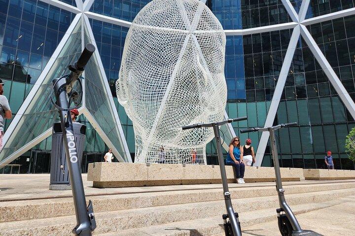 Calgary City Highlights 2 Hour E-Scooter Tour