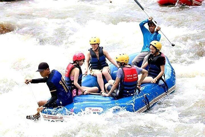 Phuket-Phang Nga: Rafting 5 or 7 km.-Zipline-ATV-Lunch